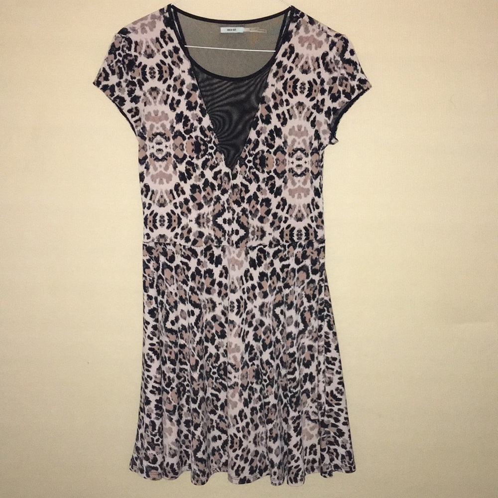 Kimchi Blue Animal Print Skater Dress
